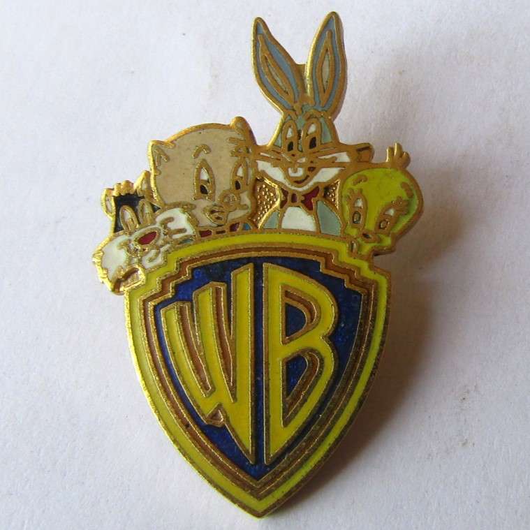 Old Warner Bros. Film Studio Pin Badge