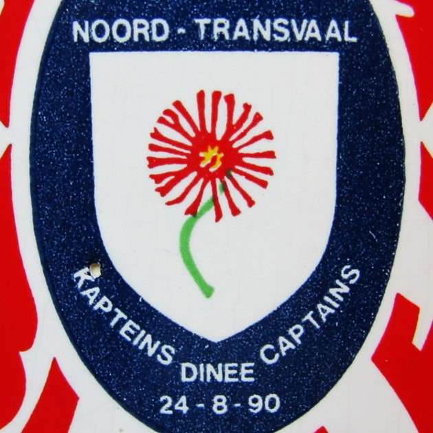 1990 Noord Transvaal Rugby Kapteins Dinee Beer Mug