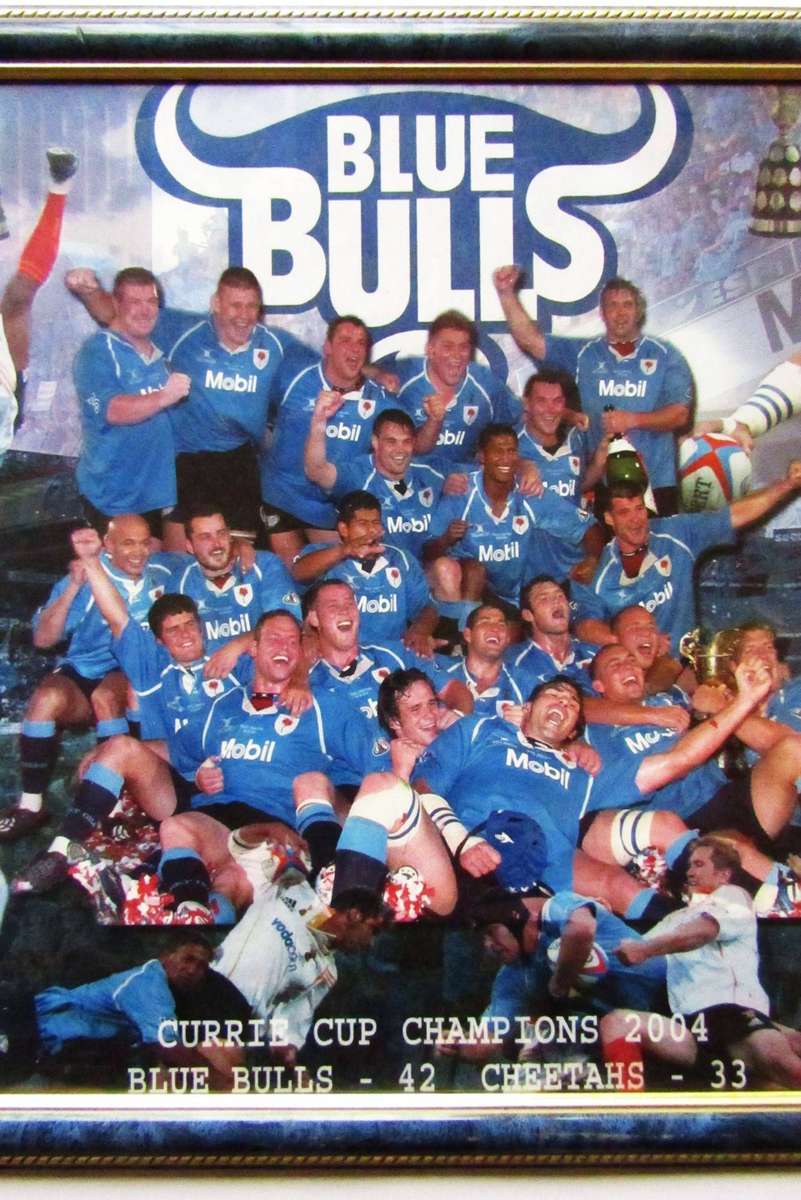 2004 Currie Cup Champions Blue Bulls Rugby Display