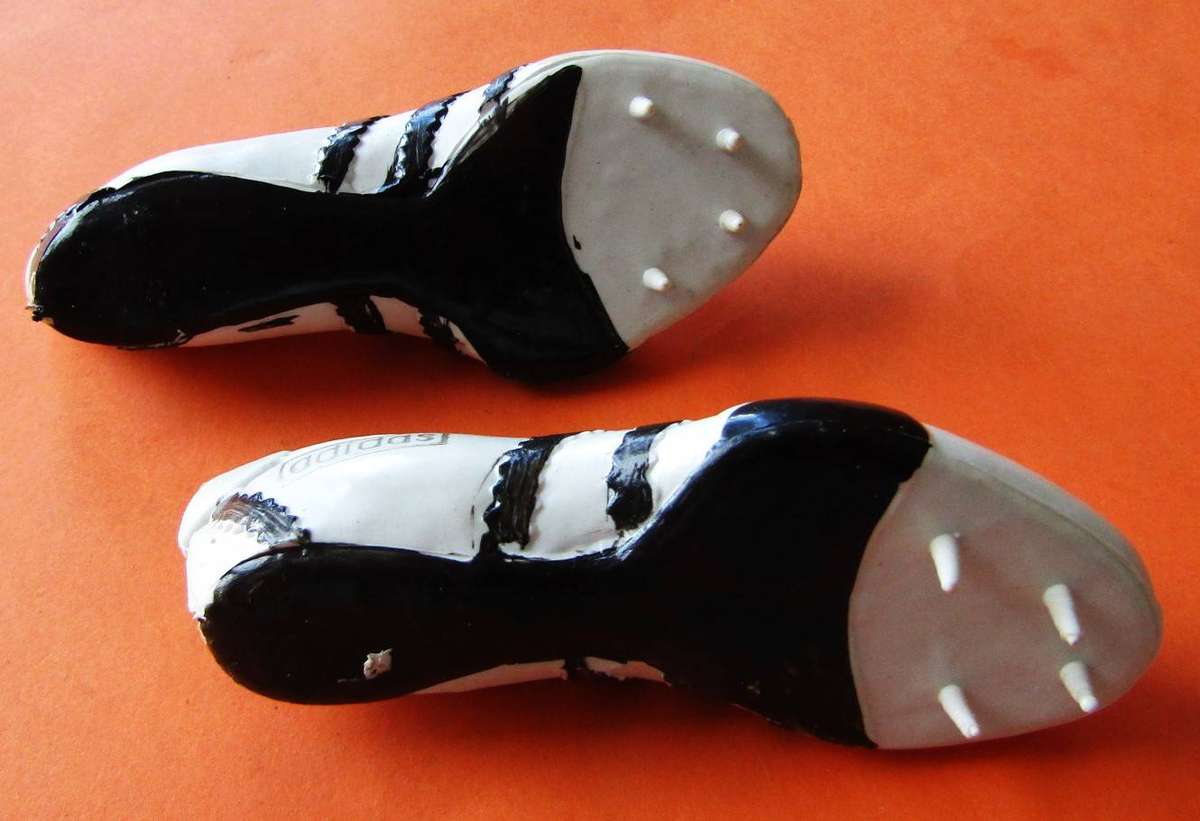 Old Miniature Adidas Spike Shoes