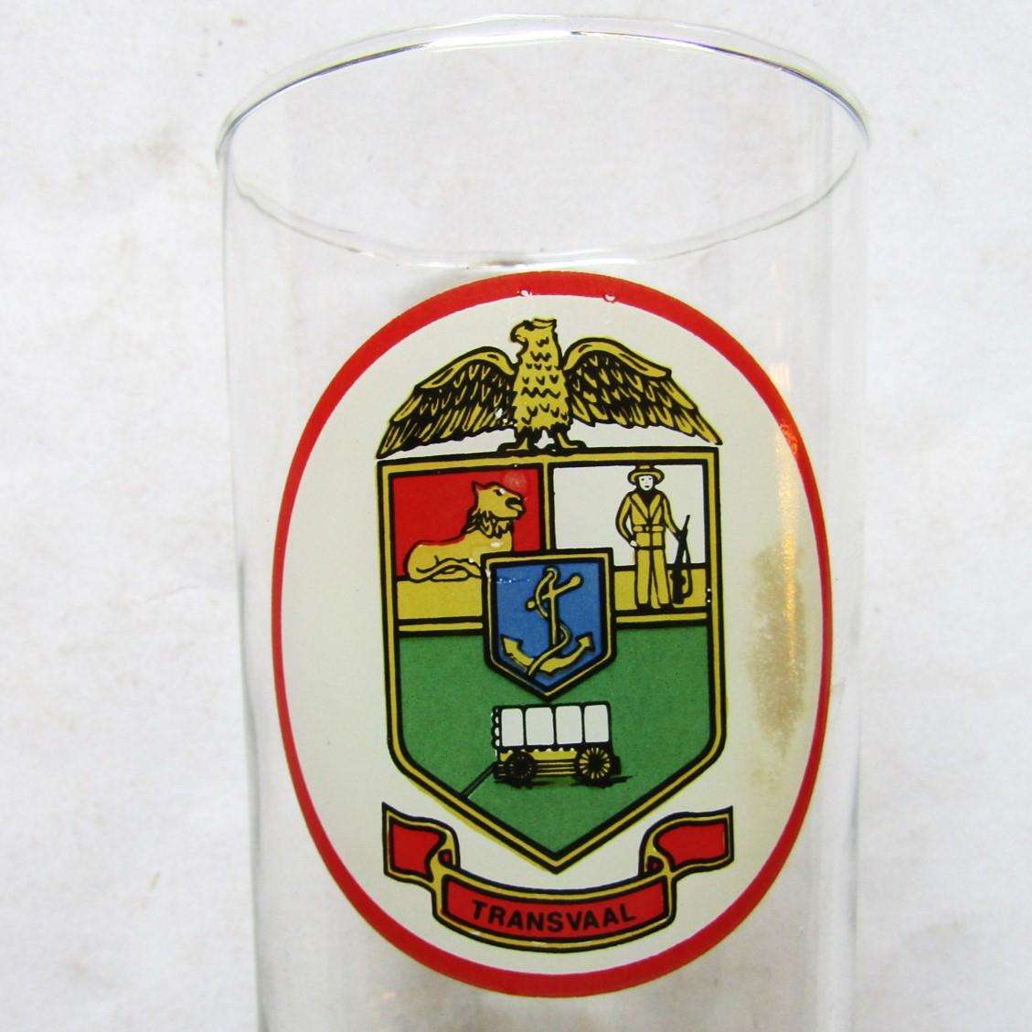 Old Transvaal Rugby Beer Glass