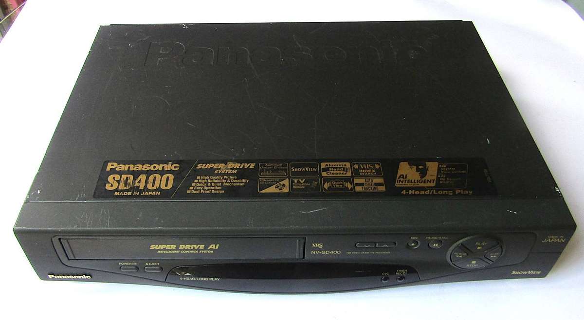 Panasonic VCR Video Cassette Recorder / VHS Player - Working