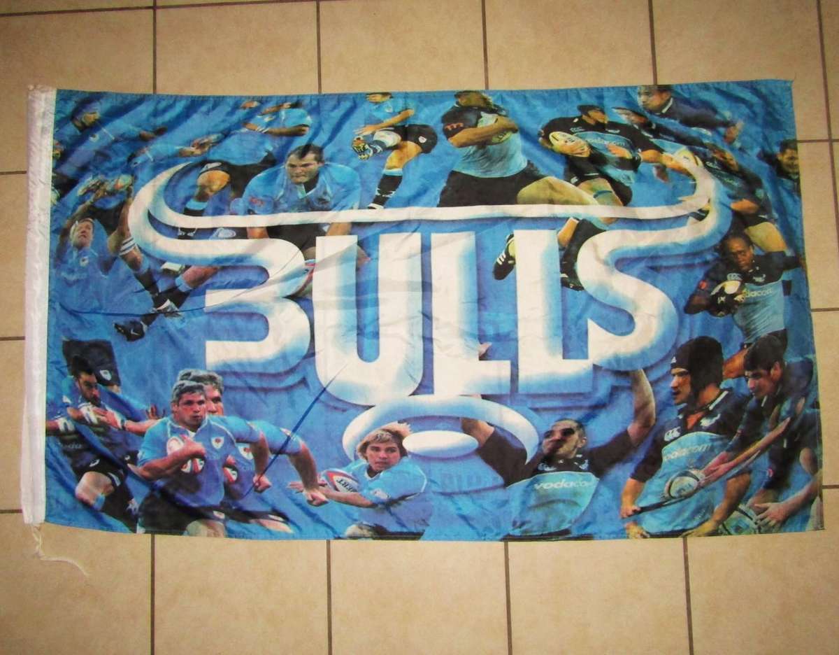 Large Old Bulls Rugby Flag
