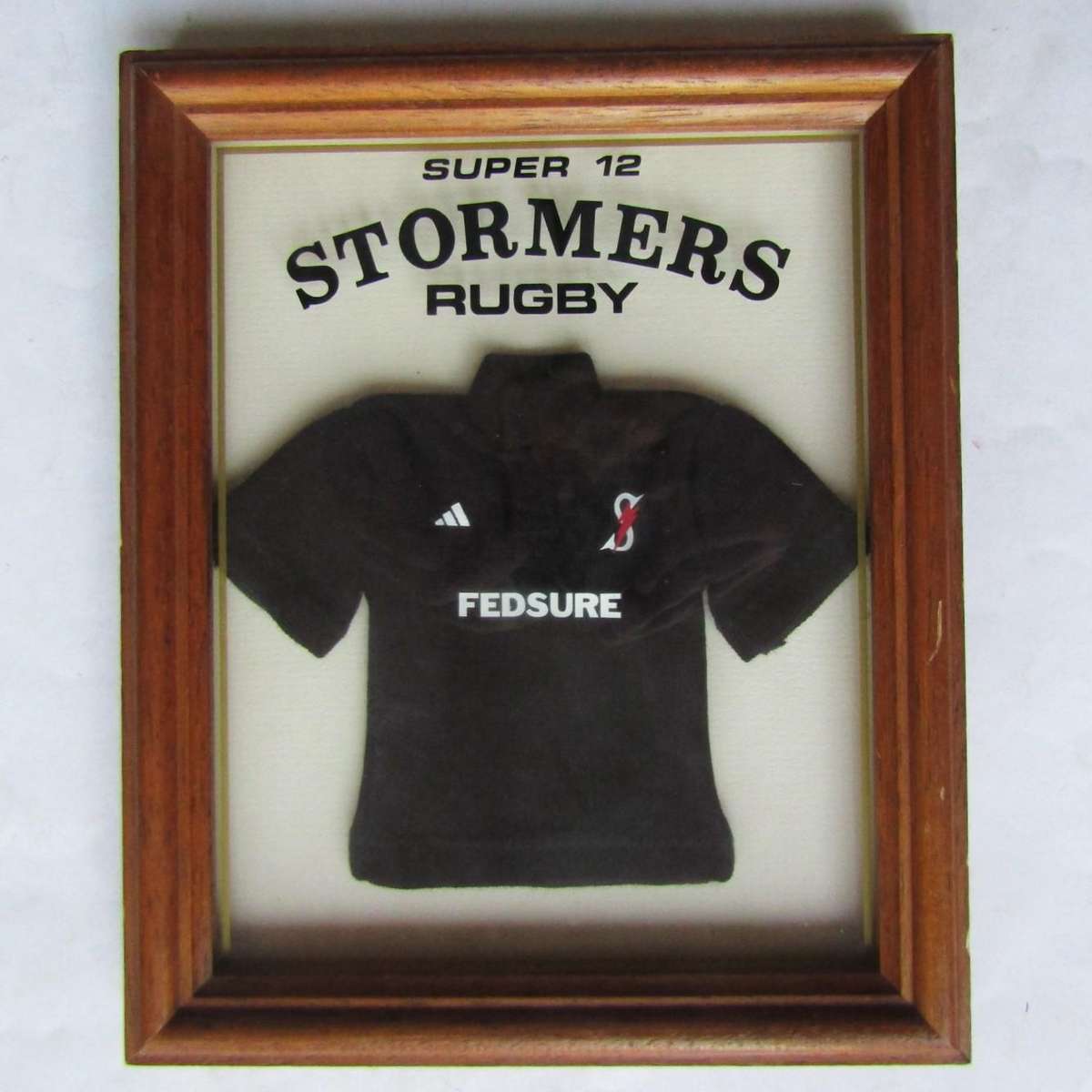 Old Stormers Super 12 Rugby Framed Display