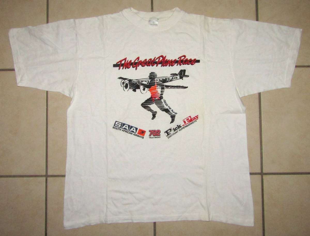 Old SAA Airways Plane Race T-Shirt