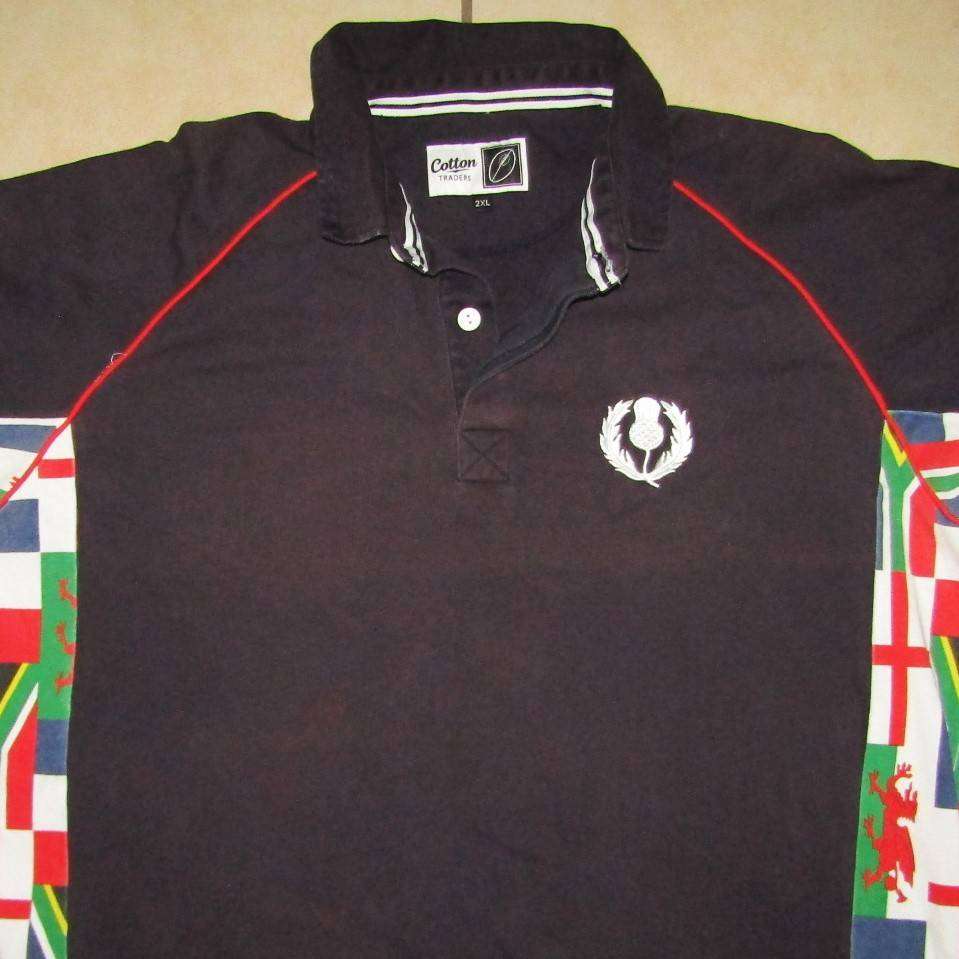 Old Cotton Traders Scotland Rugby Jersey - Size 2XL