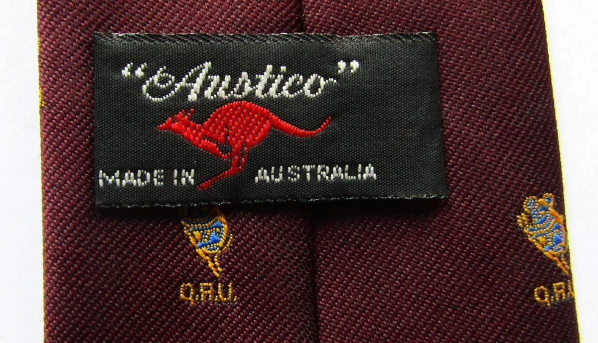 Old Australia Queensland Rugby Union Neck Tie
