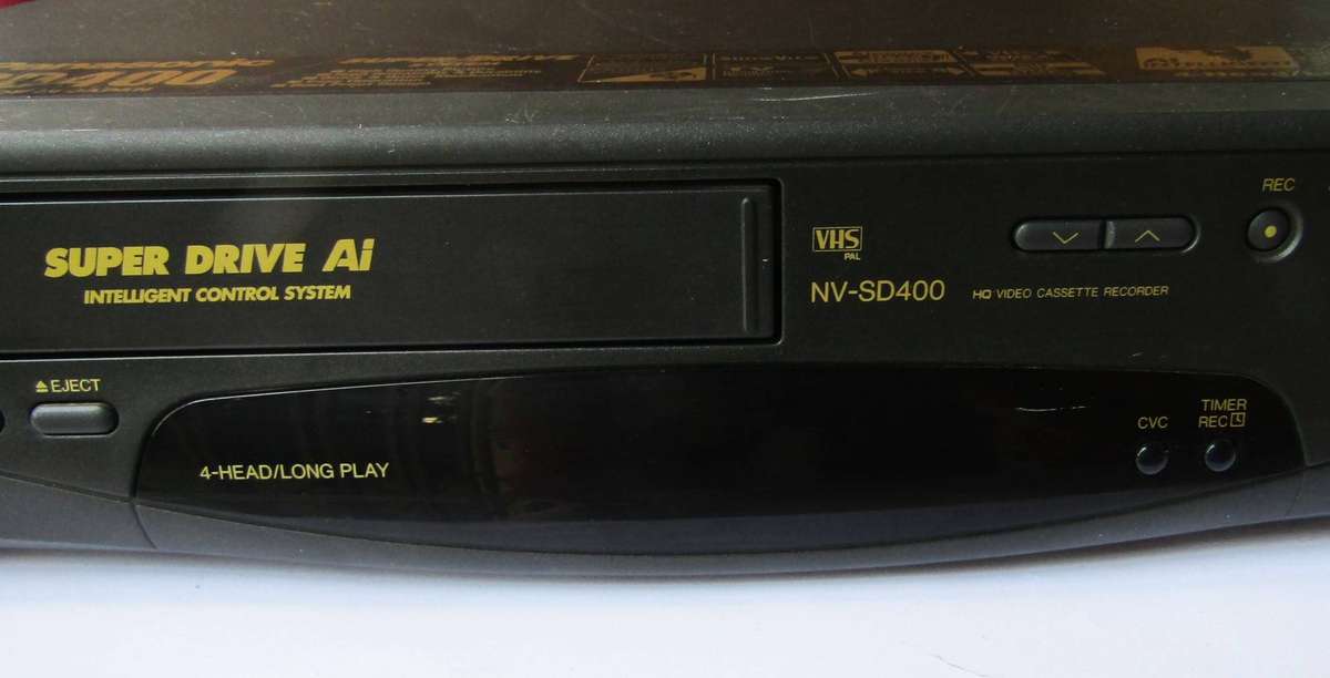 Panasonic VCR Video Cassette Recorder / VHS Player - Working