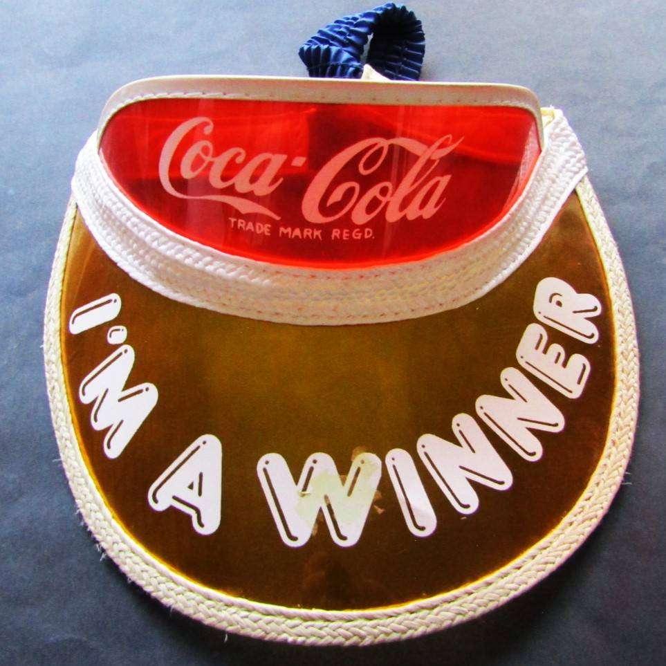 Old Coca Cola Visor Cap
