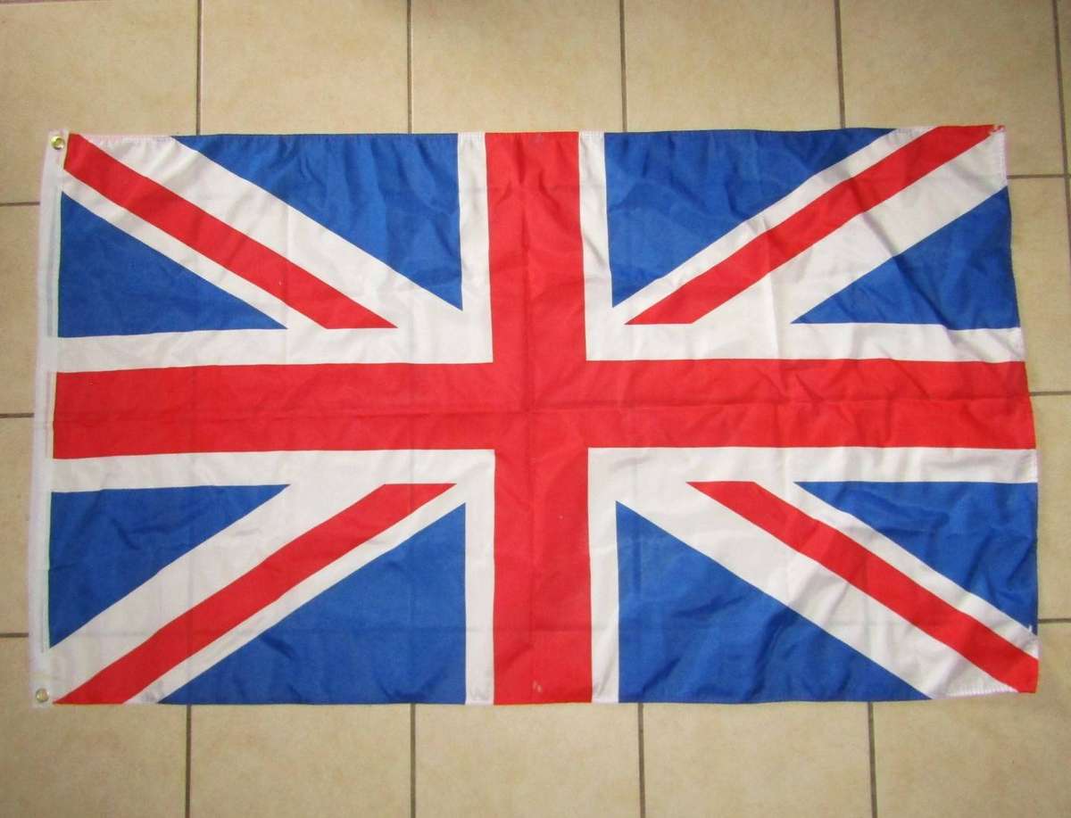Large Old British Union Jack Flag
