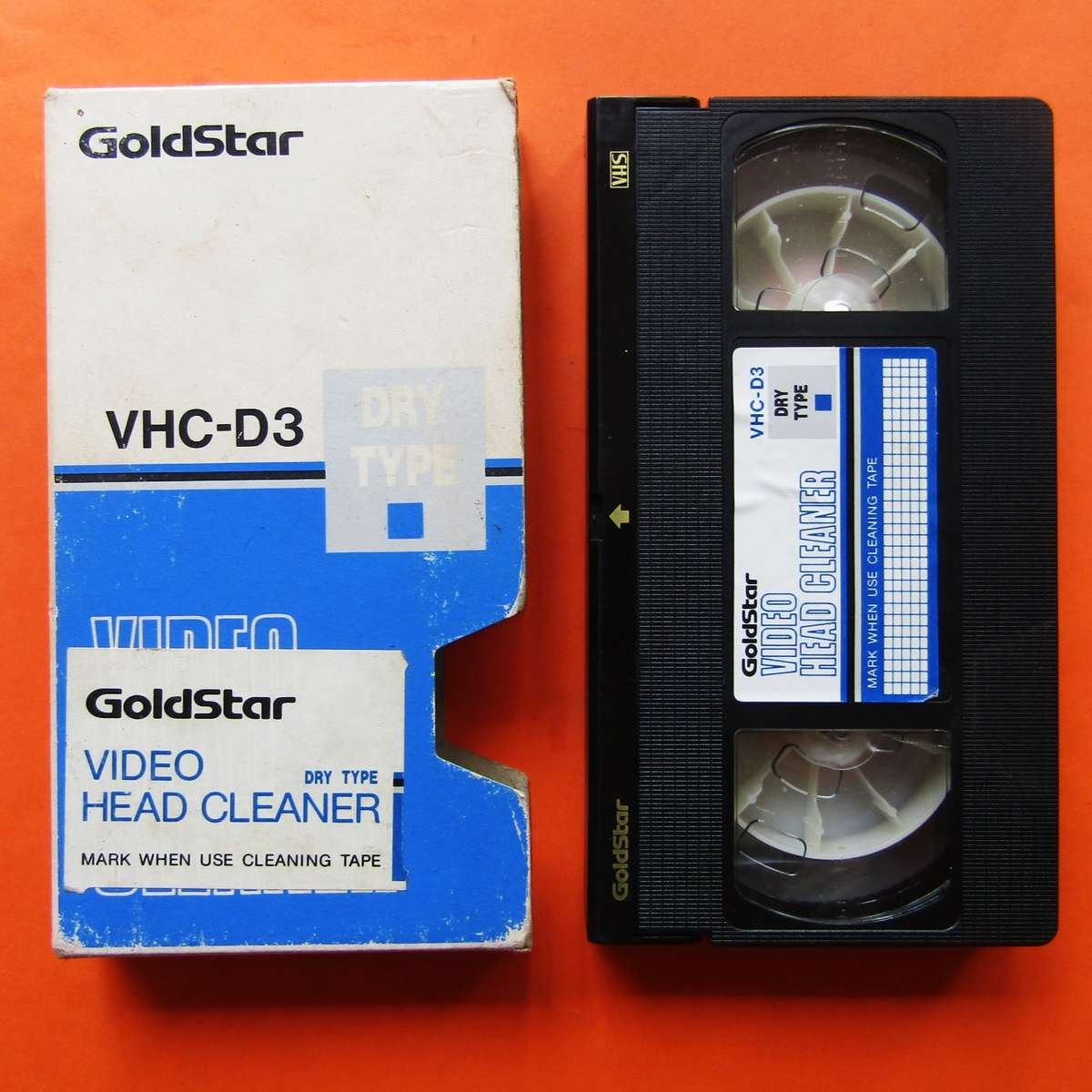 Old GoldStar VHS Video Head Cleaner