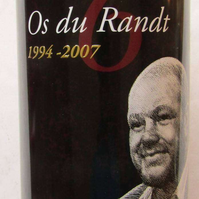 Os du Randt Captain Morgan Collectors Rugby Tin