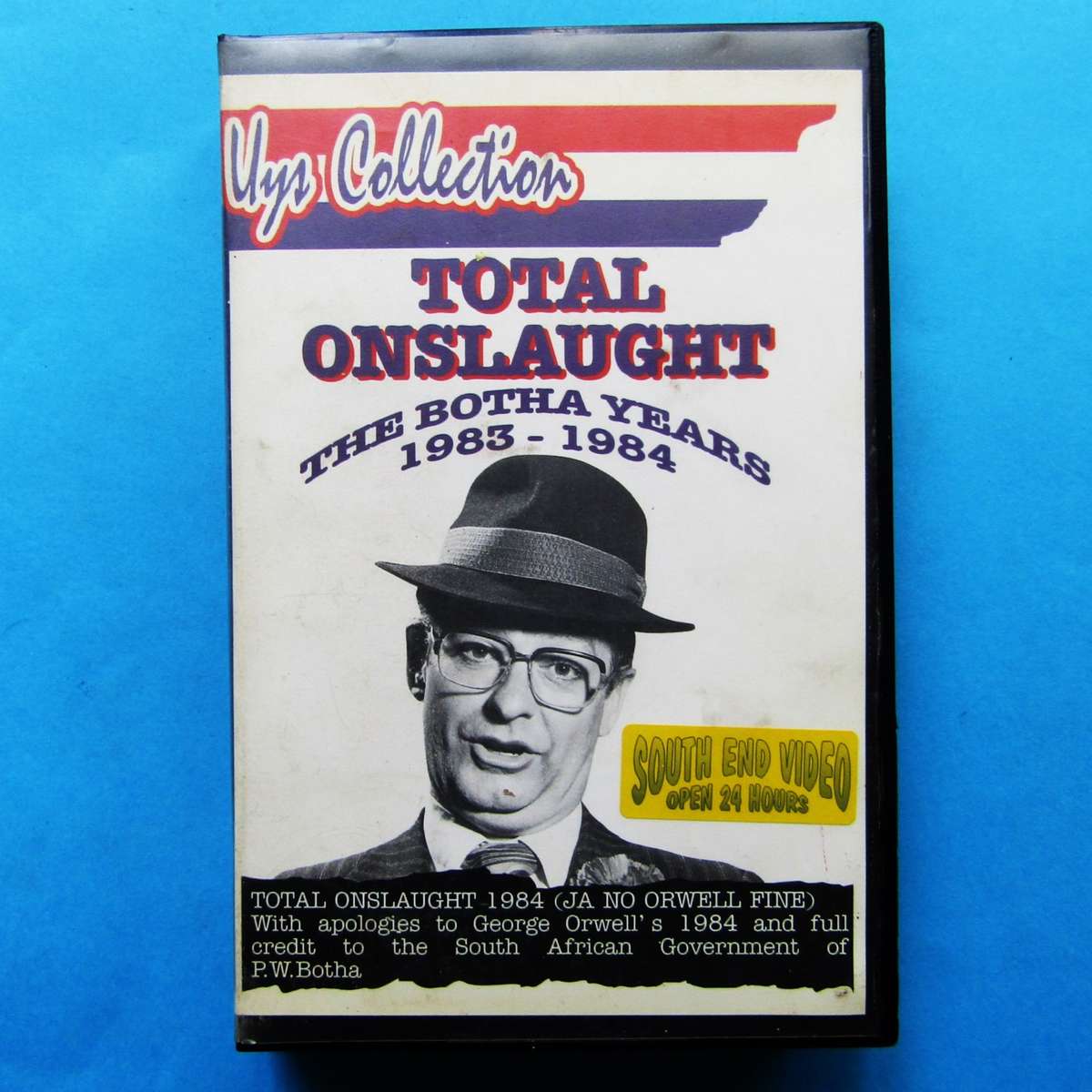 Total Onslaught - Pieter Dirk Uys - VHS Video Tape (1984)