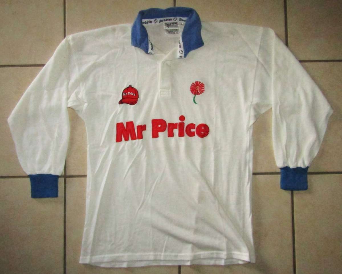 Old White Long Sleeve Noord Transvaal Rugby Jersey