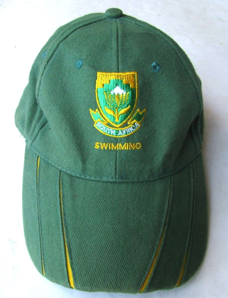 Old Team South Africa Swimming Cap