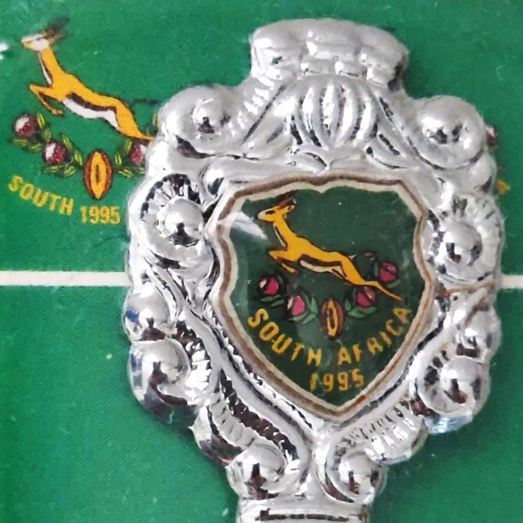 1995 Springbok Rugby Spoon in Original Box