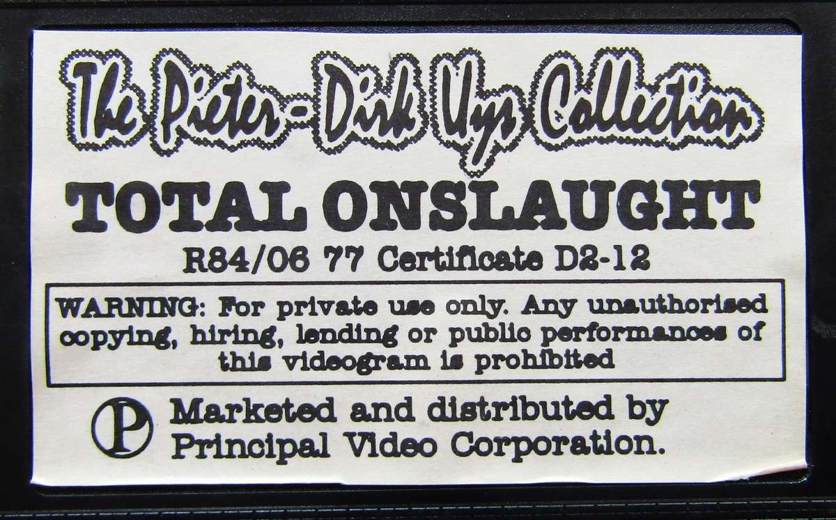 Total Onslaught - Pieter Dirk Uys - VHS Video Tape (1984)