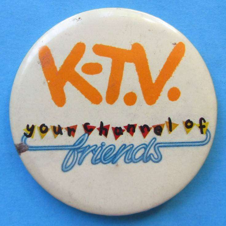 90's KTV Lapel Pin Badge