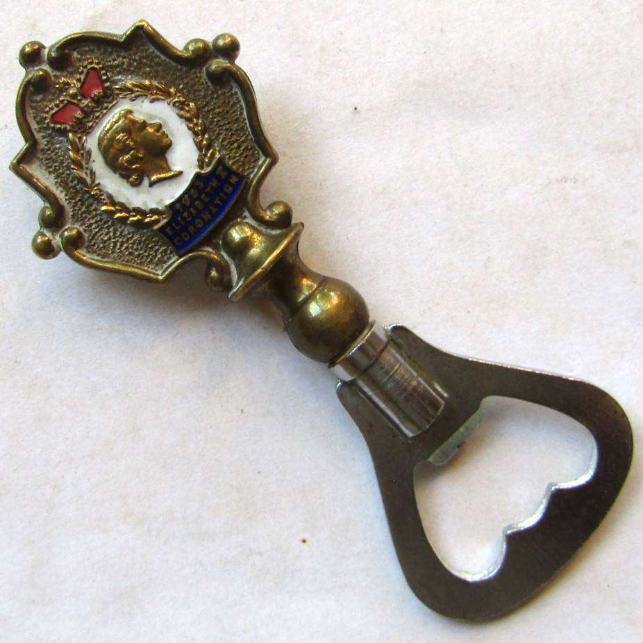1953 Queen Elizabeth II Coronation Bottle Opener
