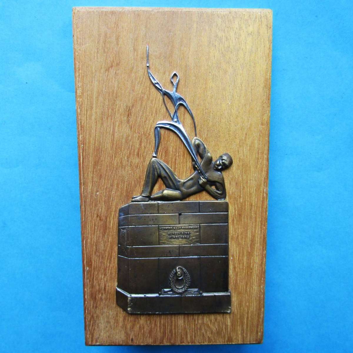 1902 Vrede van Vereeniging Desk Plaque