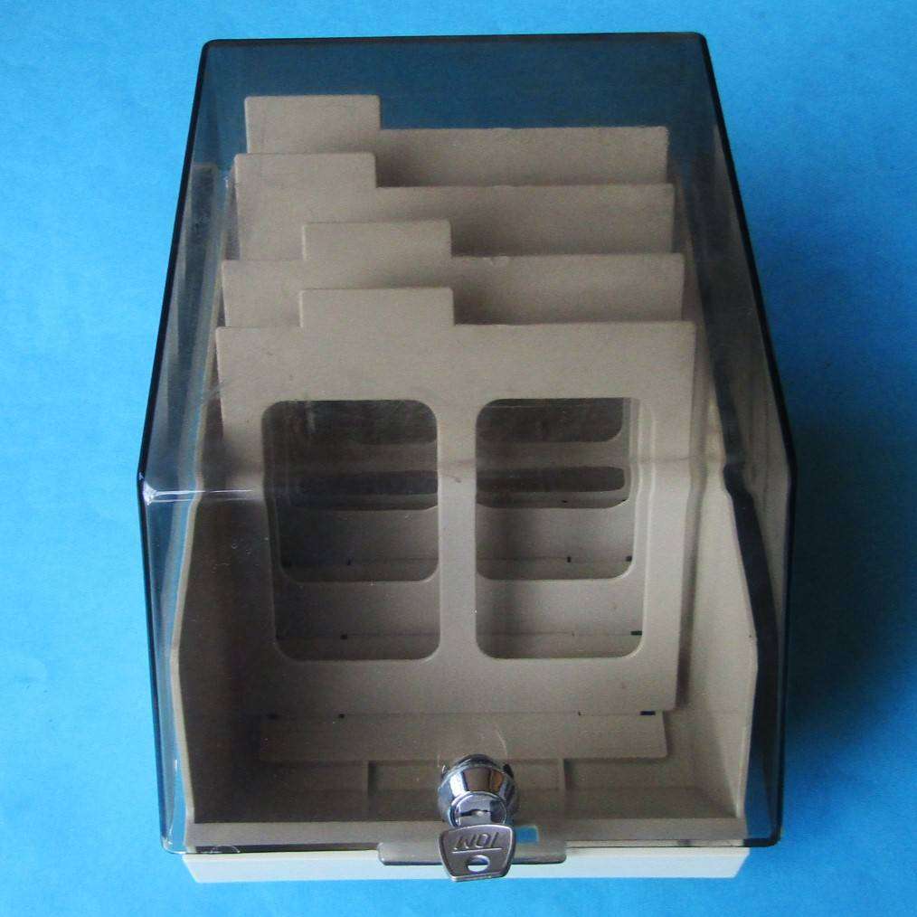 Old Floppy Disk Storage Case with Key