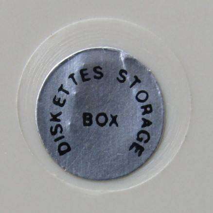 Old Floppy Disk Storage Case with Key