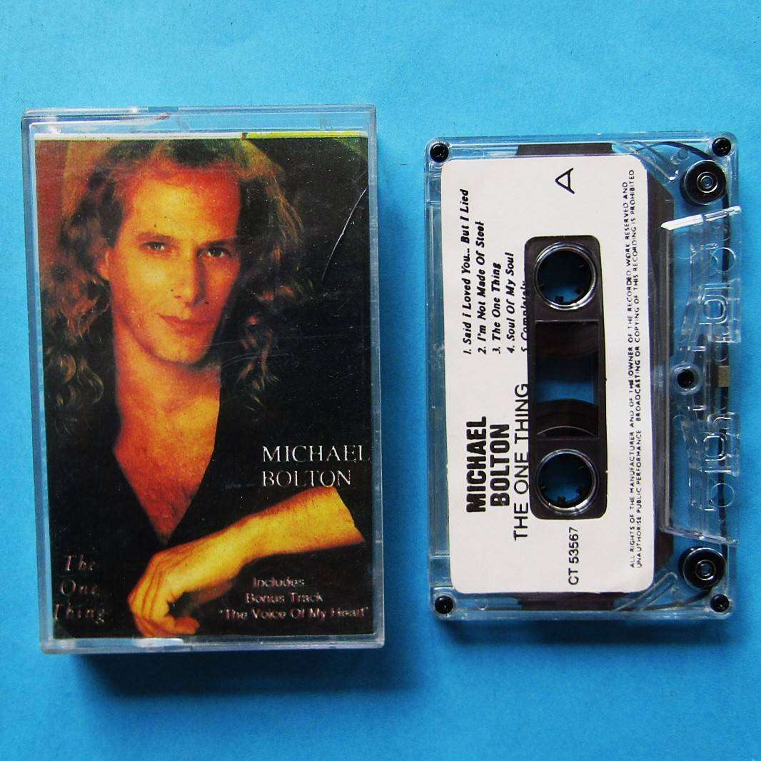 Michael Bolton - The One Thing - Cassette Tape