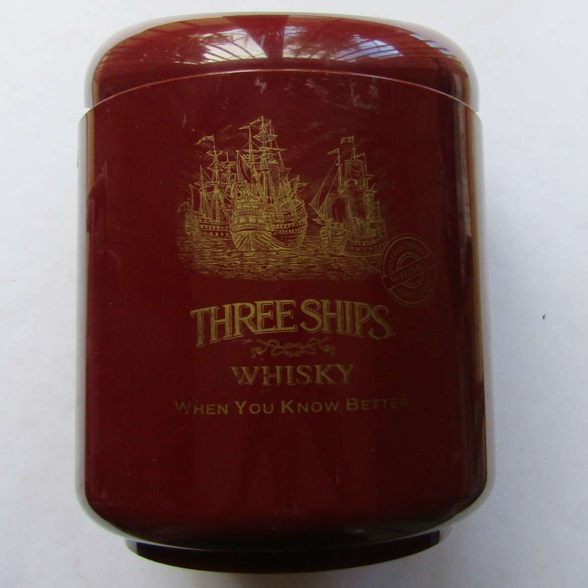 Old Three Ships Whisky Ice Bucket