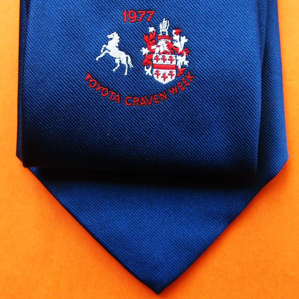 1977 Toyota Craven Week Rugby Neck Tie