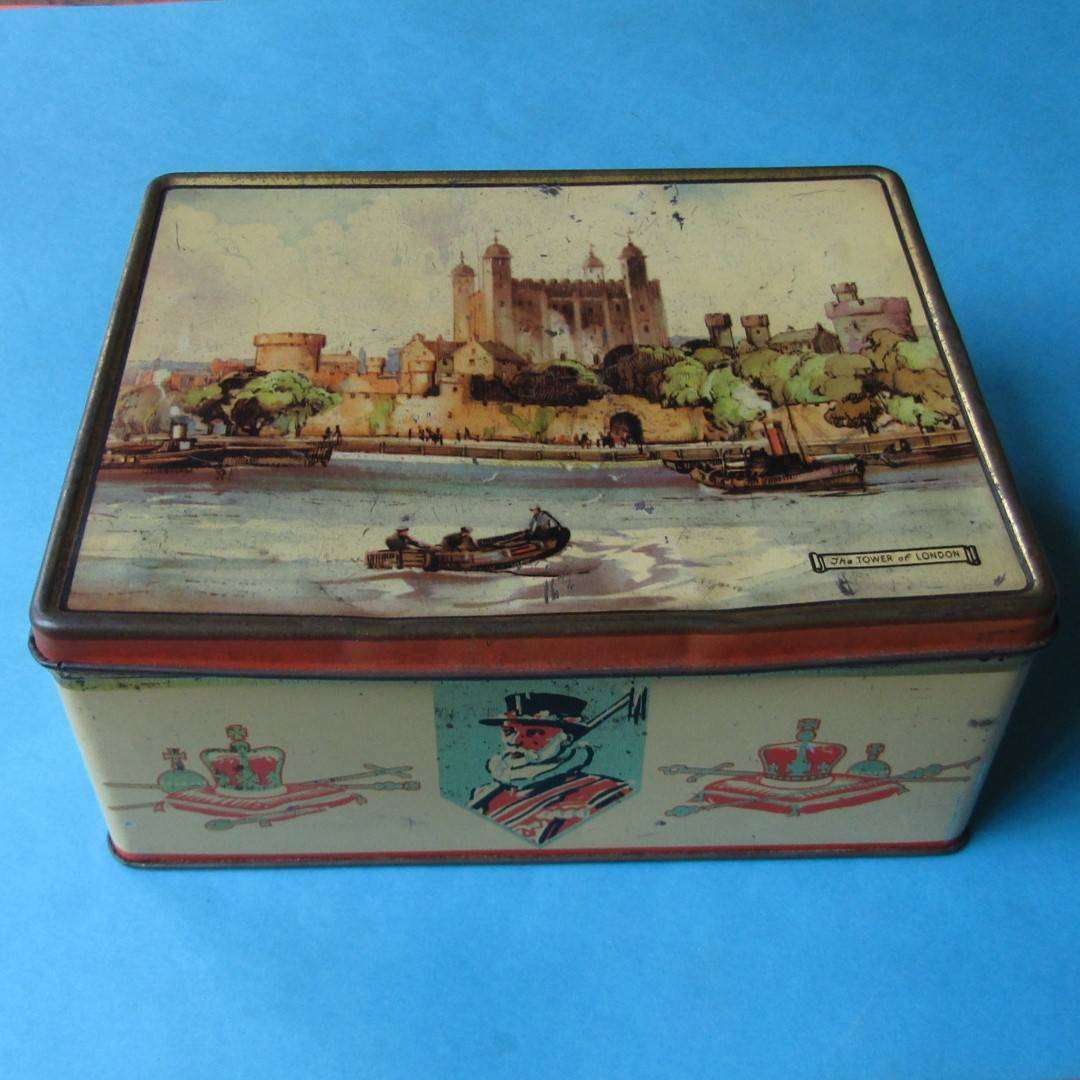 Vintage Tower of London Toffee Tin