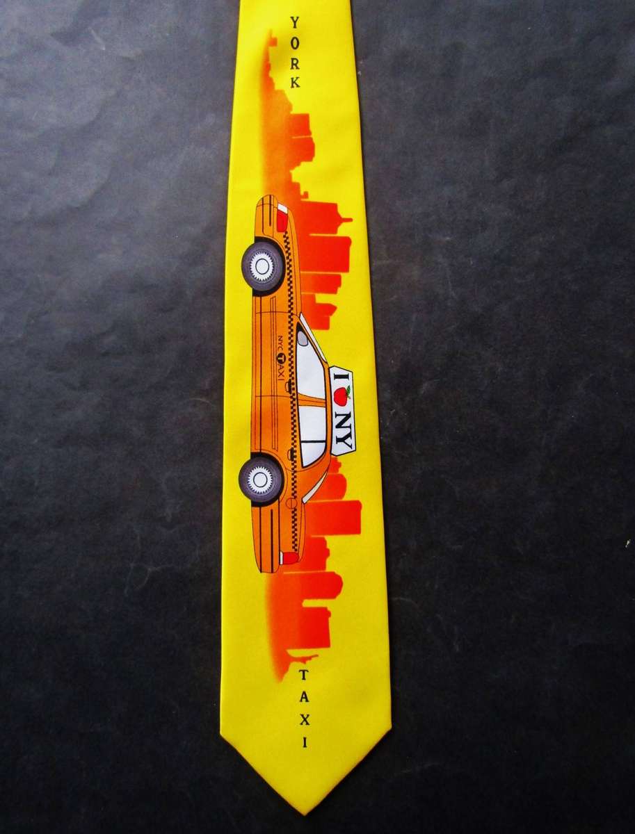 Cool New York Taxi Neck Tie