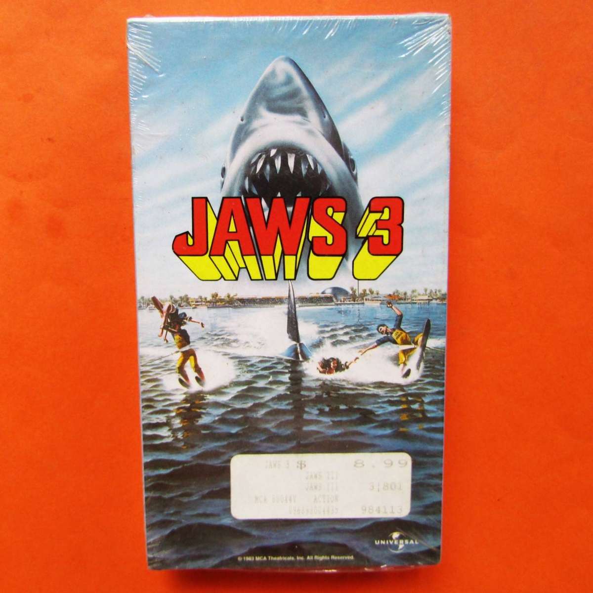 Jaws 3 - New Sealed - Horror Movie VHS Tape (1998)
