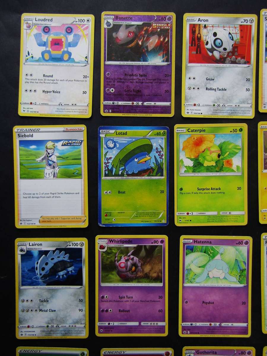 Lot of 36 Pokemon Trading Cards
