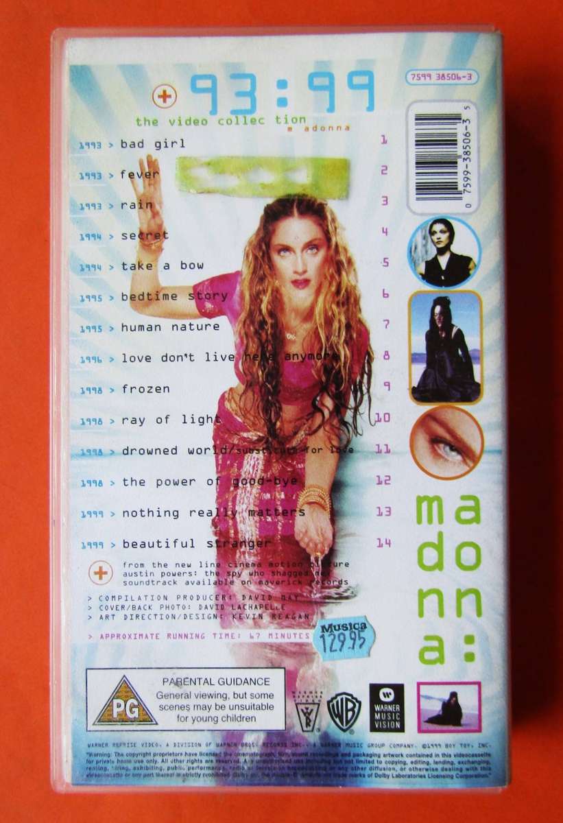 Madonna: The Video Collection 93:99 - VHS Tape (1999)