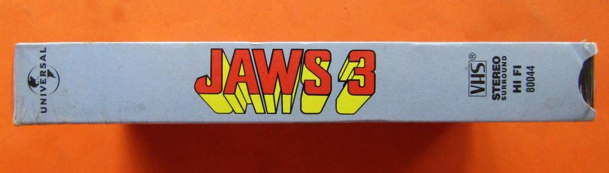 Jaws 3 - New Sealed - Horror Movie VHS Tape (1998)
