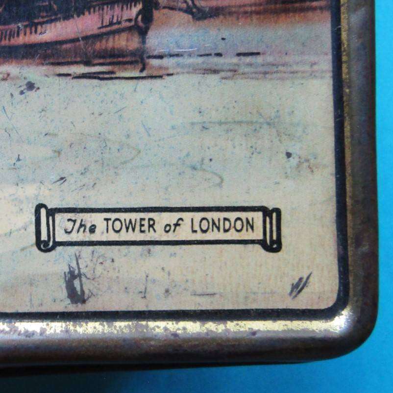 Vintage Tower of London Toffee Tin