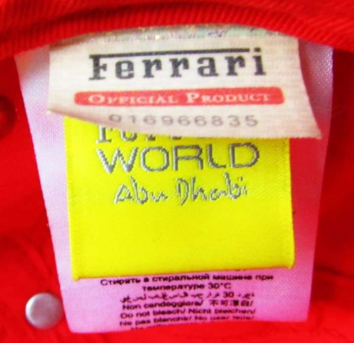 Old Abu Dhabi Ferrari World Cap