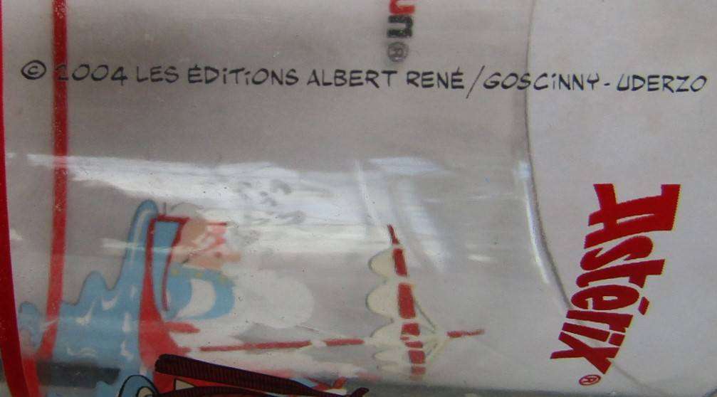 Asterix Kids Glass from 2004