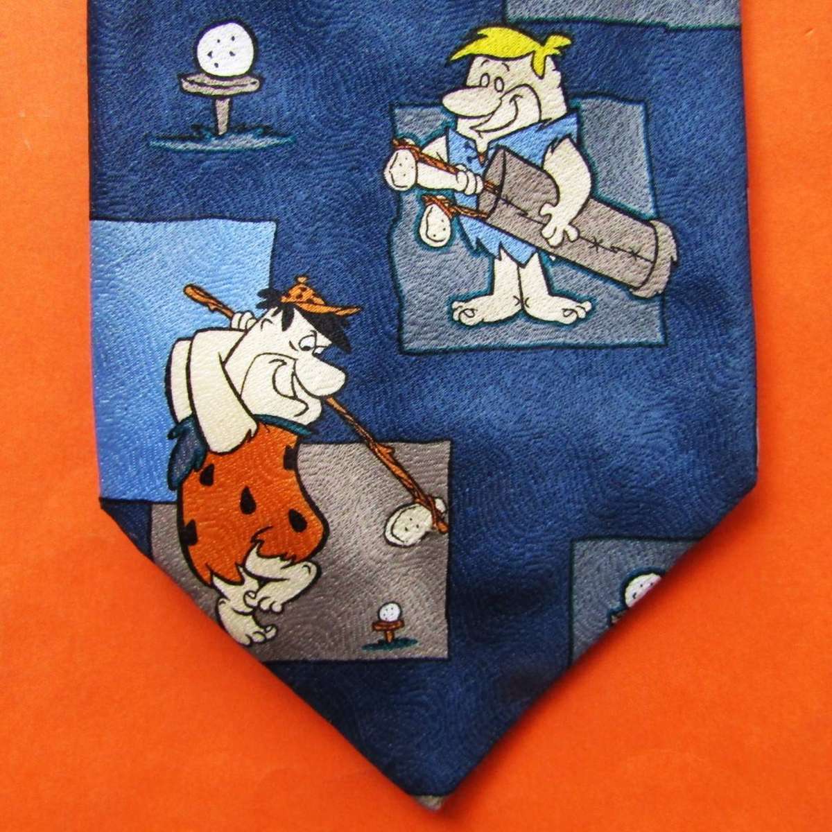 Old Flintstones Cartoon Neck Tie