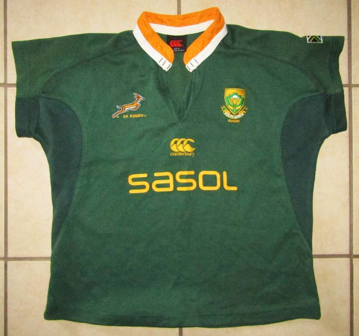 Old Springbok Rugby Jersey - Size 18