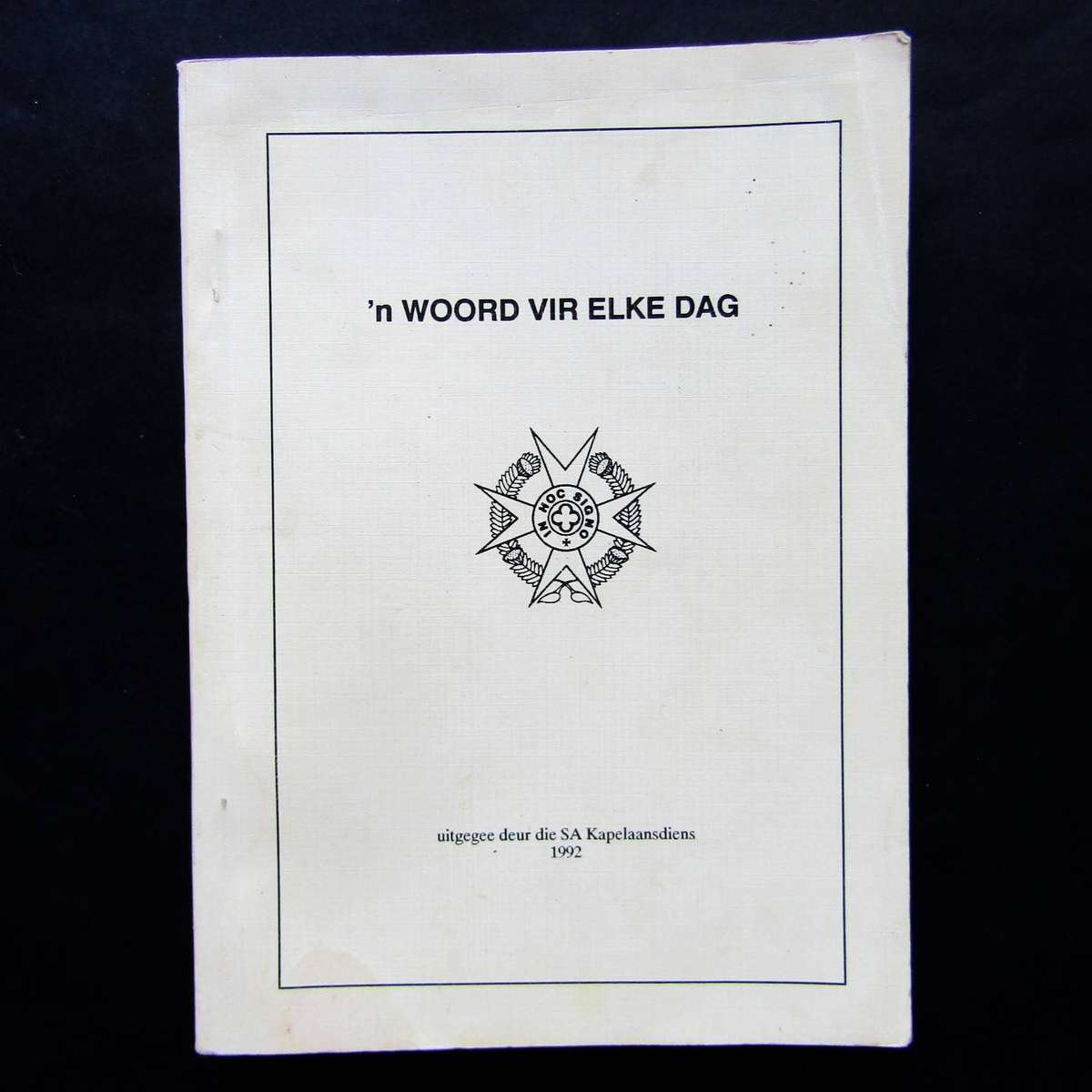 1992 SADF Woord vir Elke Dag Booklet