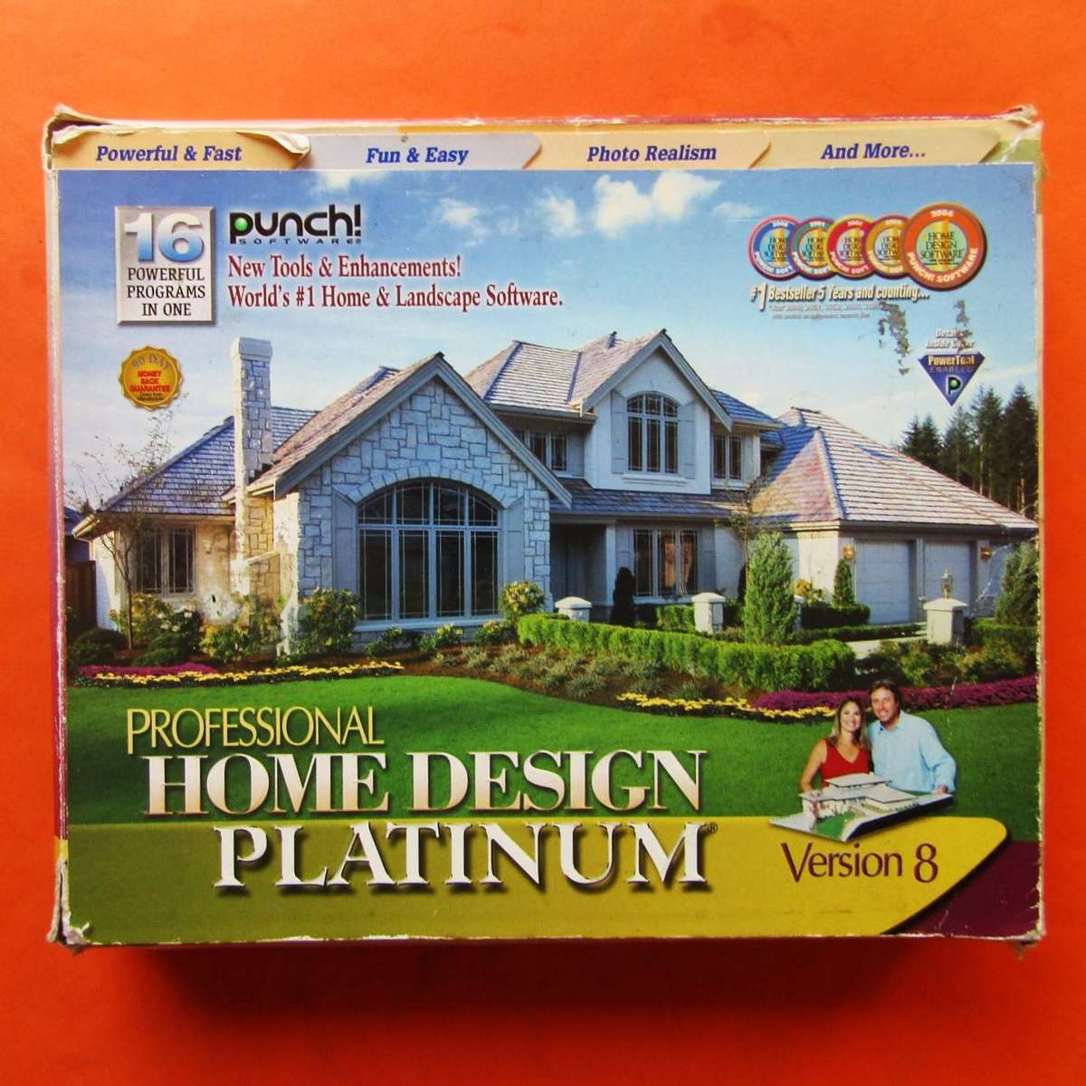 Professional Home Design Platinum 8 - Big Box Software Program