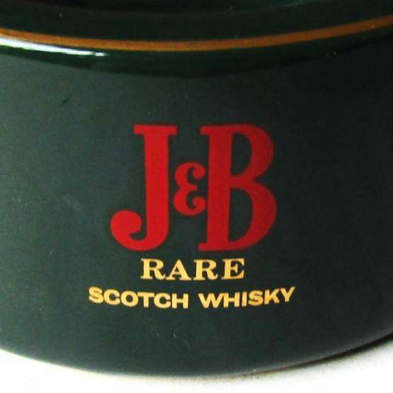 Old J & B Rare Whisky Ceramic Advertising Ashtray