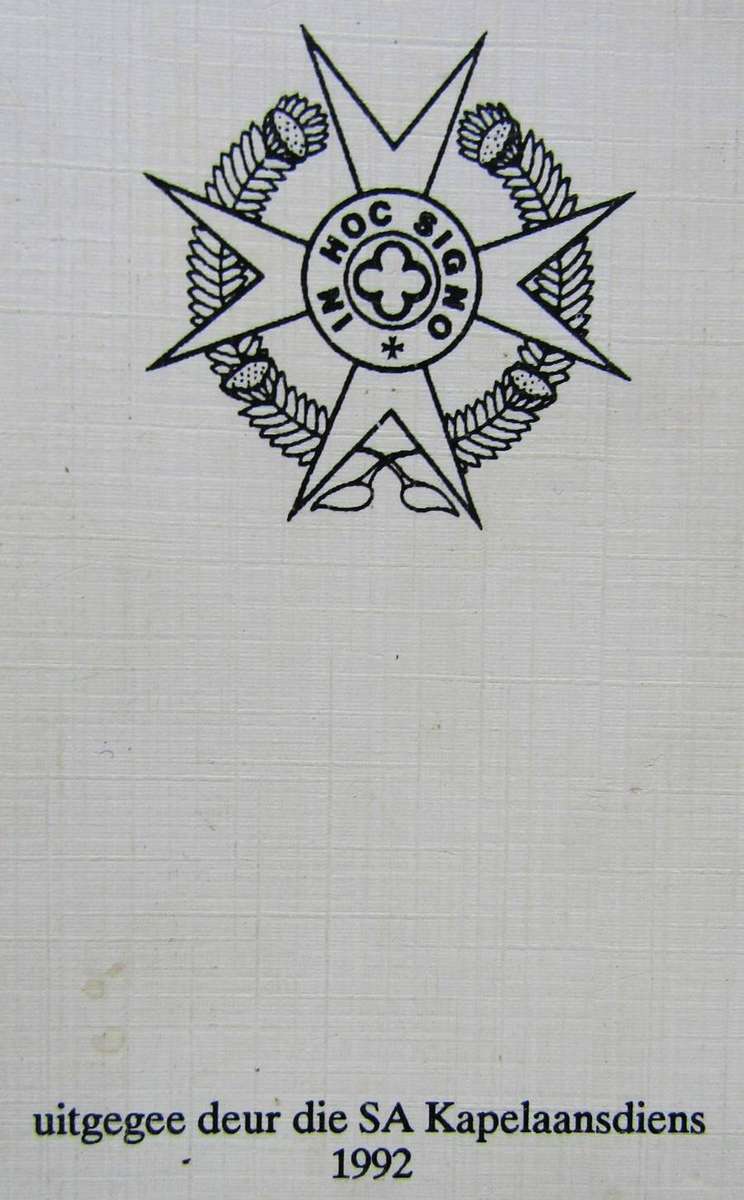 1992 SADF Woord vir Elke Dag Booklet