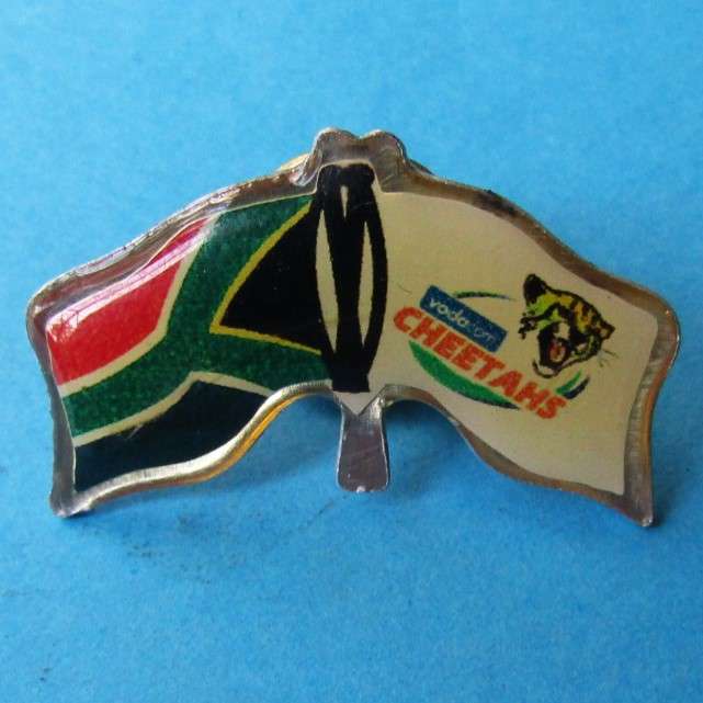 Old Cheetahs Rugby Lapel Pin Badge