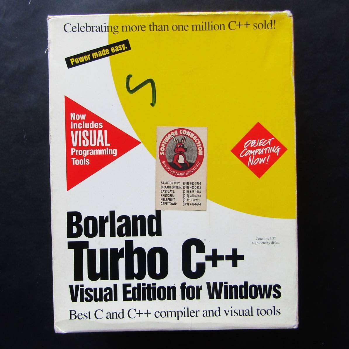 Big Box and Manuals for Borland Turbo C (1991)