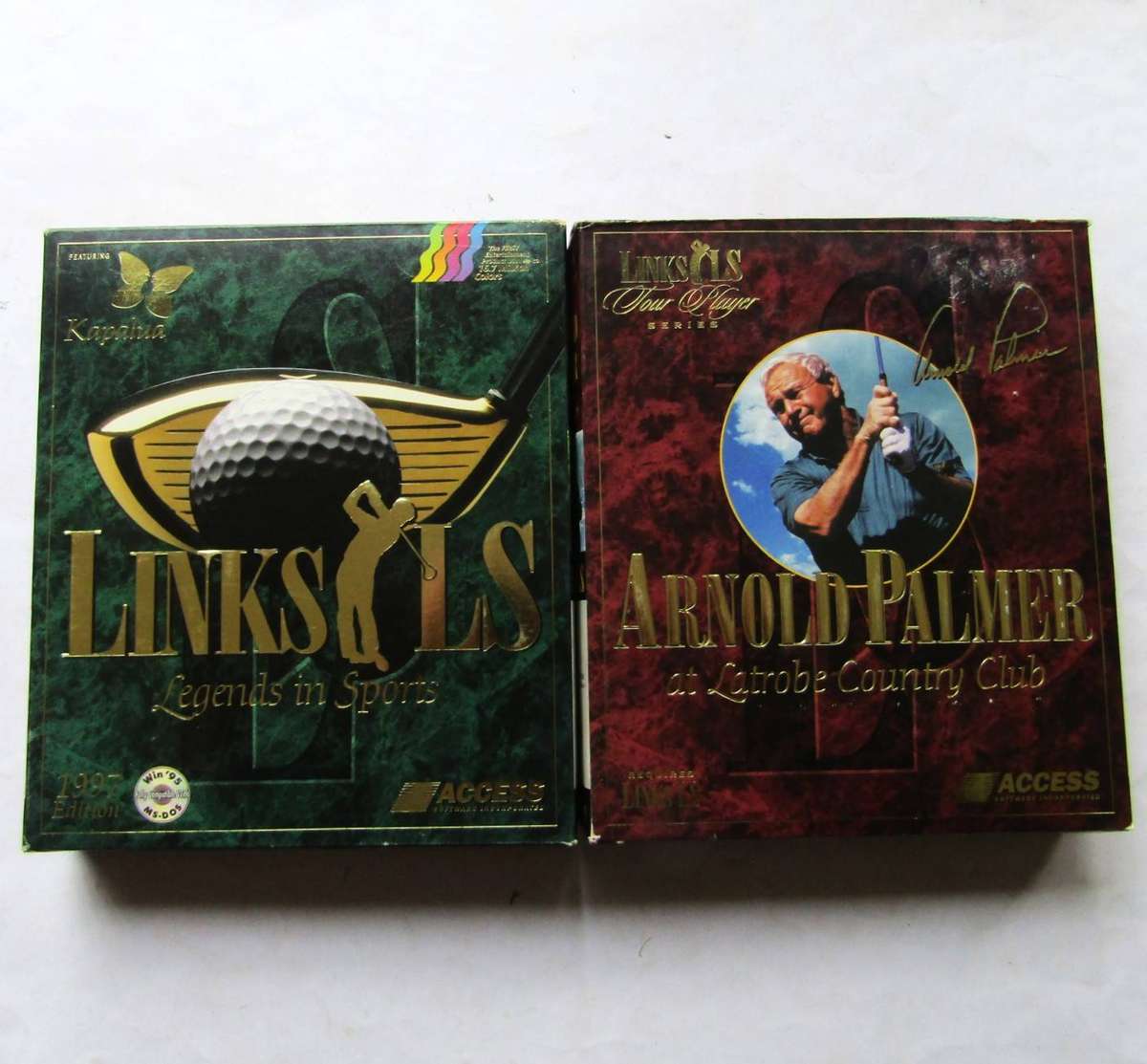 Links LS and Arnold Palmer - Double Big Box PC Game (1997)