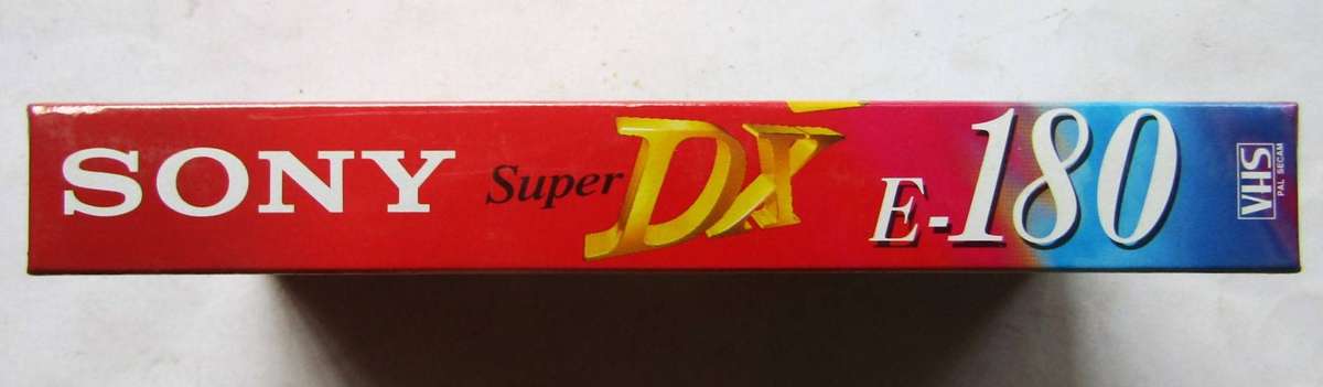 New Sealed - Sony Super DX VHS Video Cassette Tape