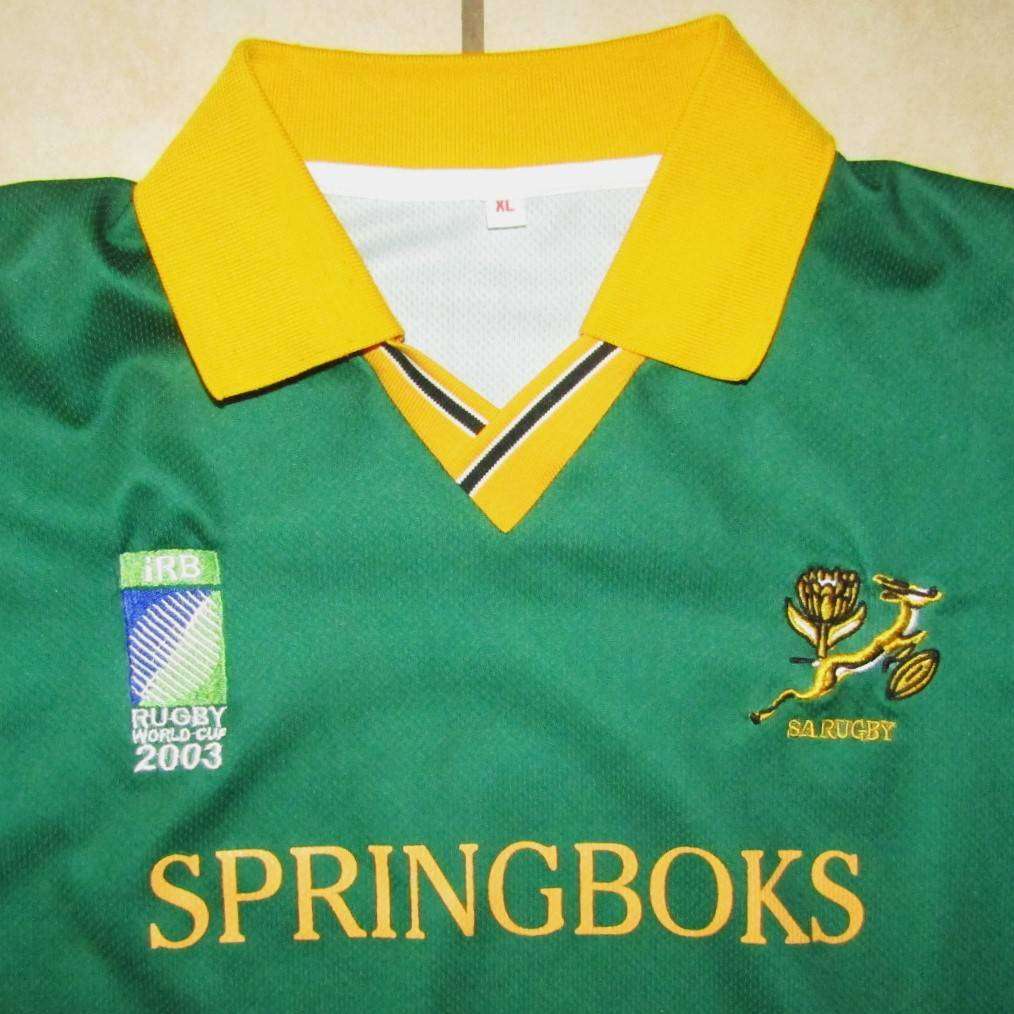 2003 World Cup Springbok Rugby Jersey - XL Size