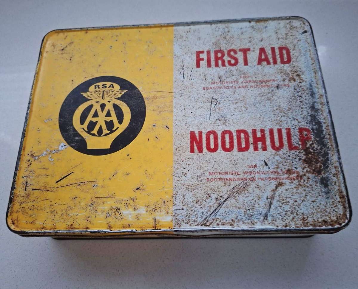 Old AA Automobile First Aid Kit